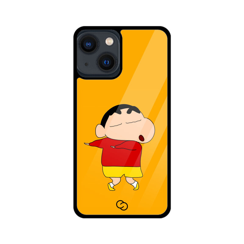 Shinchan Mischief Glass Case