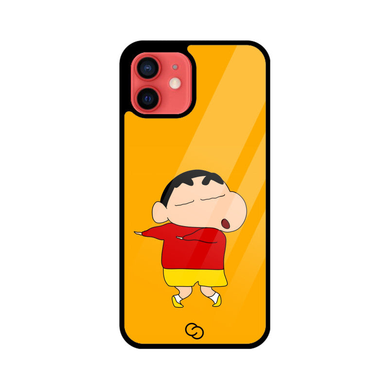 Shinchan Mischief Glass Case