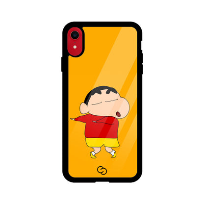 Shinchan Mischief Glass Case