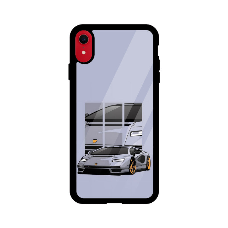 Lamborghini Countach Iconic Glass Case