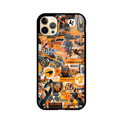 McLaren Formula 1 Collage Glass Case