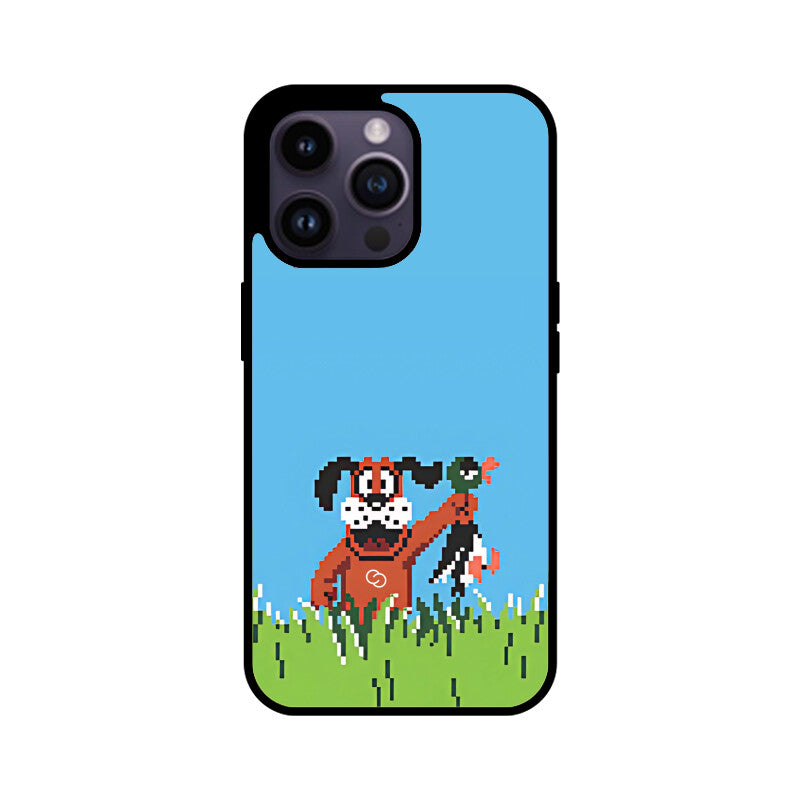 Retro Duck Hunt Glass Case