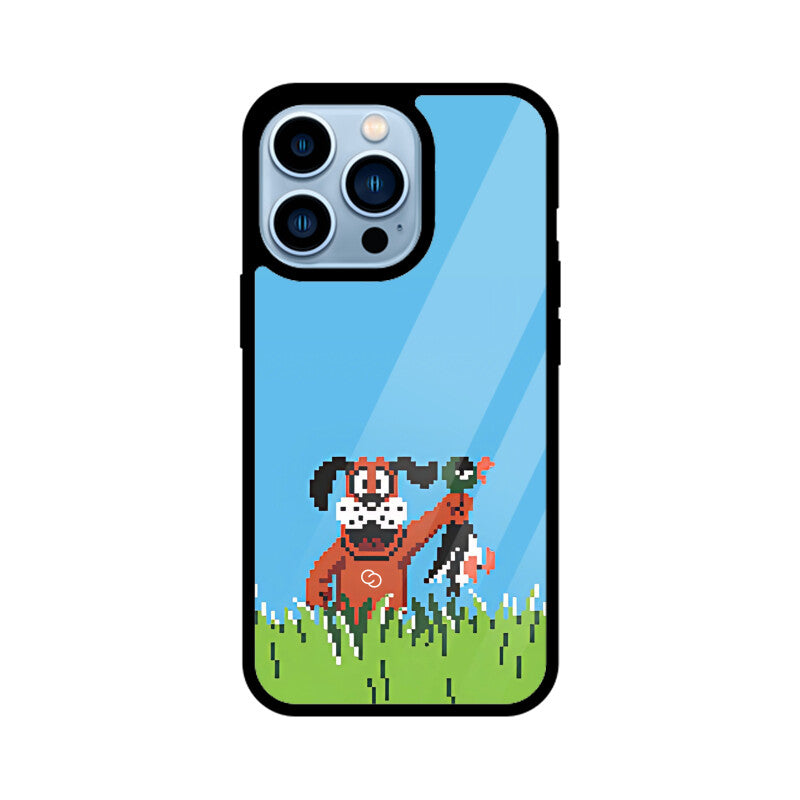 Retro Duck Hunt Glass Case