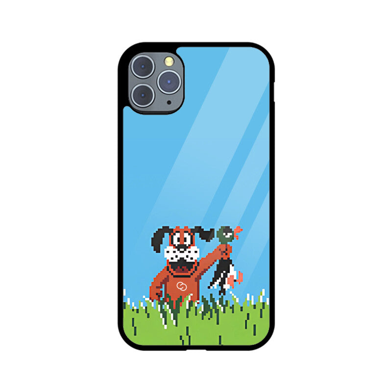 Retro Duck Hunt Glass Case