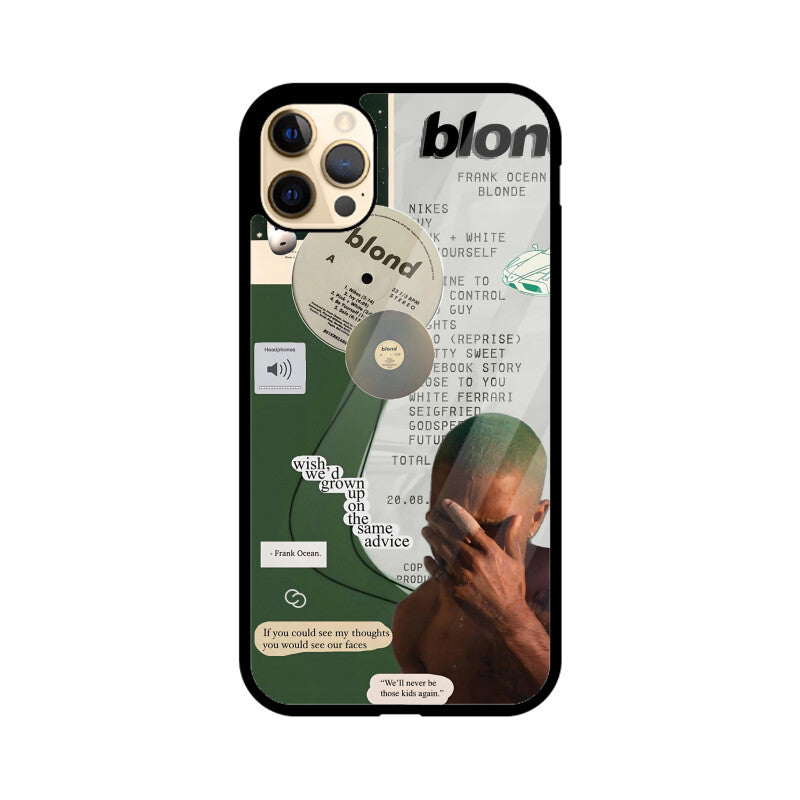 Frank Ocean Vinyl Collage Glass Case