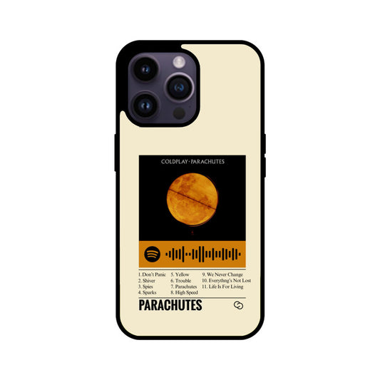 Coldplay Parachutes Glass Case