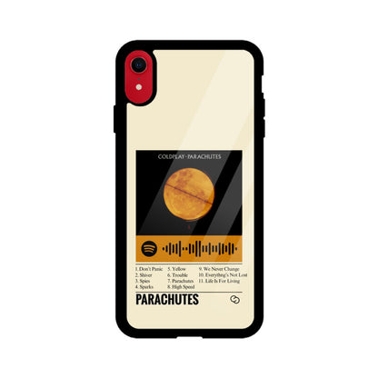 Coldplay Parachutes Glass Case