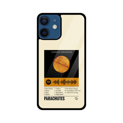 Coldplay Parachutes Glass Case