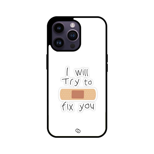 Coldplay Fix You Glass Case