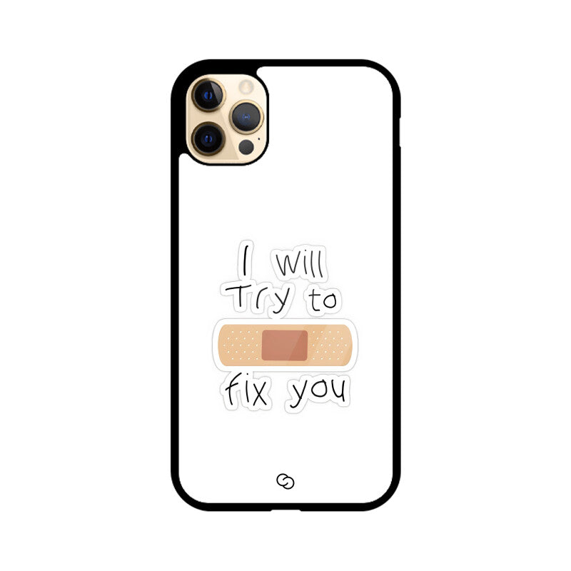 Coldplay Fix You Glass Case