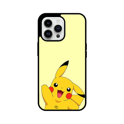 Joyful Pikachu Glass Case