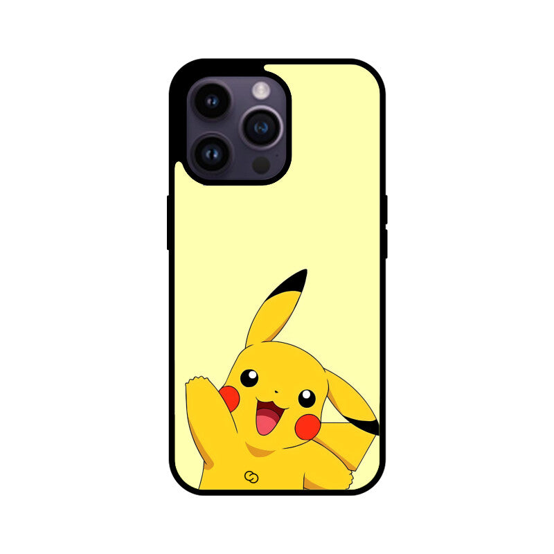 Joyful Pikachu Glass Case