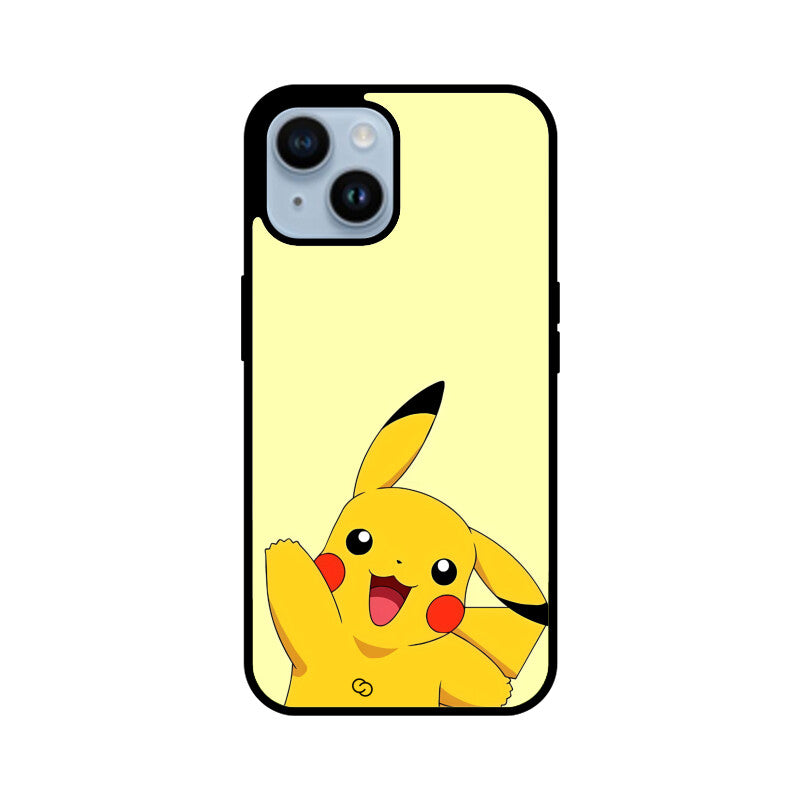 Joyful Pikachu Glass Case