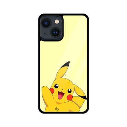 Joyful Pikachu Glass Case