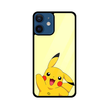 Joyful Pikachu Glass Case