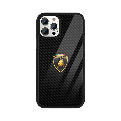 Lamborghini Carbon Fiber Glass Case