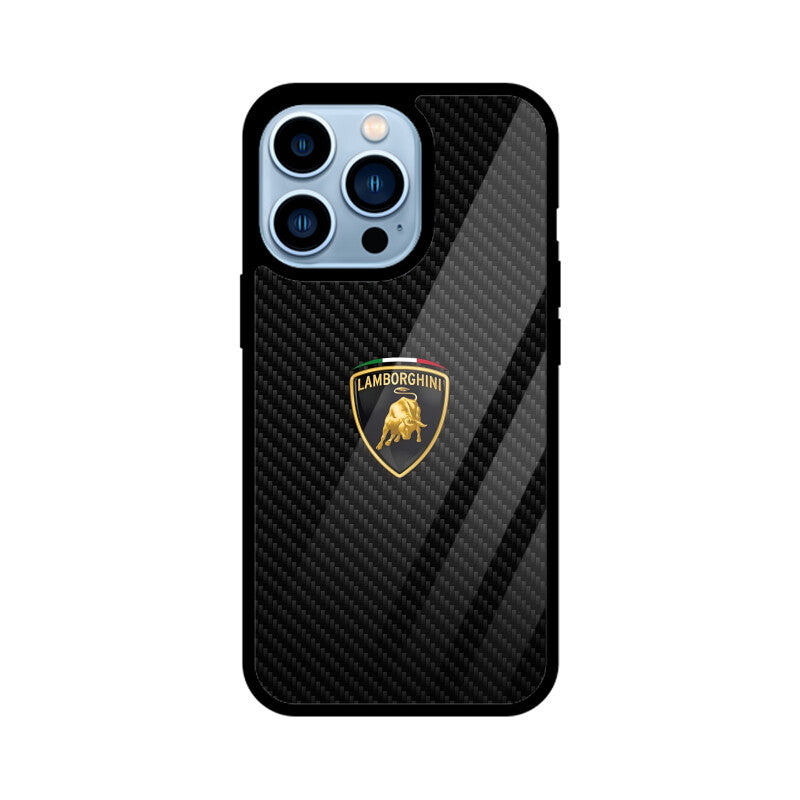 Lamborghini Carbon Fiber Glass Case