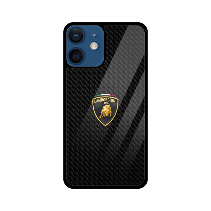 Lamborghini Carbon Fiber Glass Case