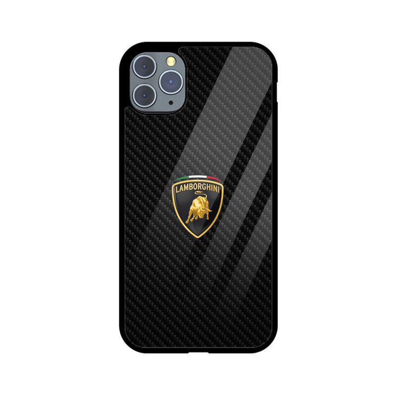 Lamborghini Carbon Fiber Glass Case