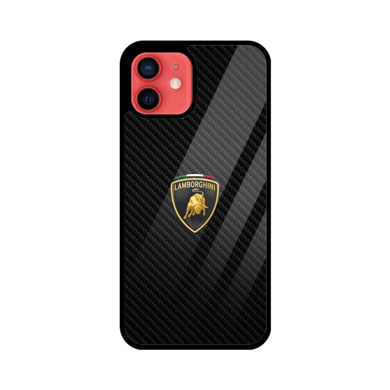 Lamborghini Carbon Fiber Glass Case