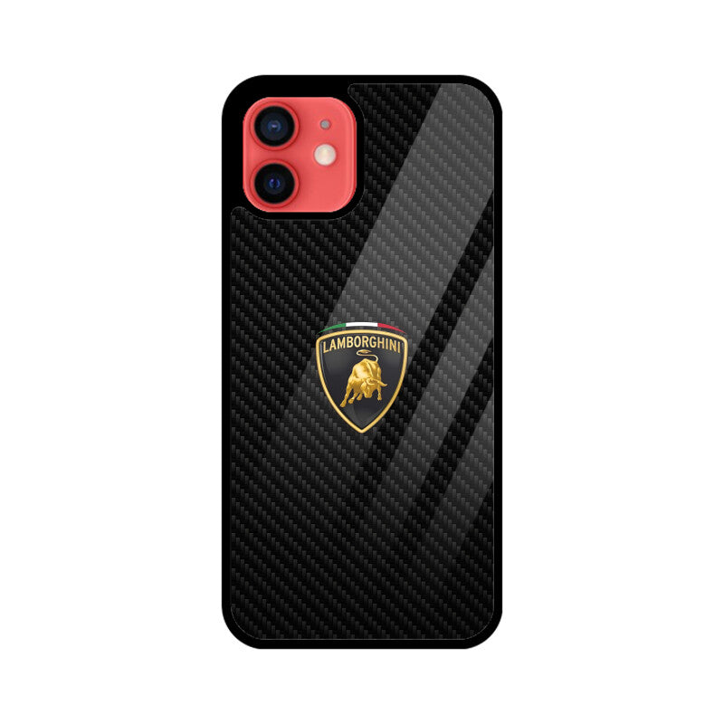 Lamborghini Carbon Fiber Glass Case