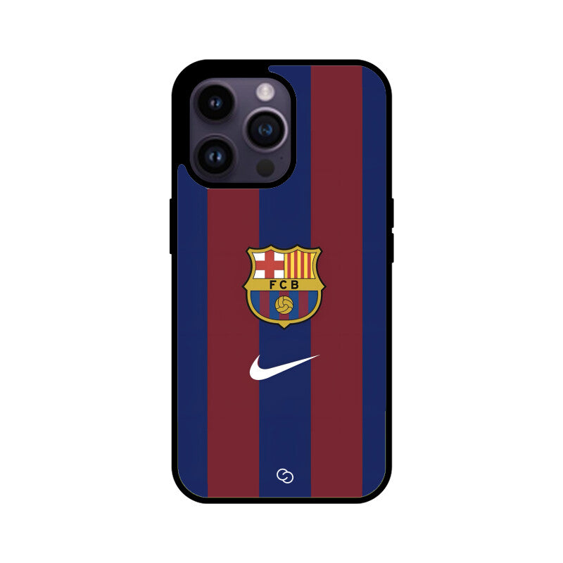 FC Barcelona Stripes Glass Case