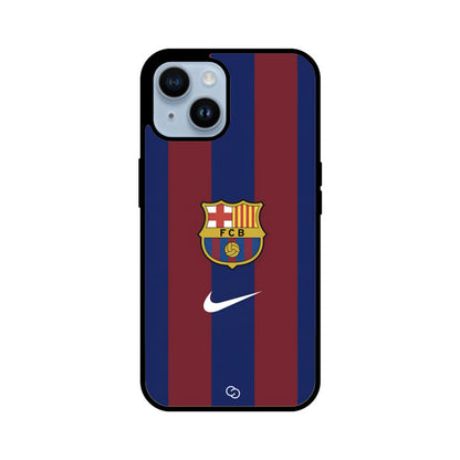 FC Barcelona Stripes Glass Case