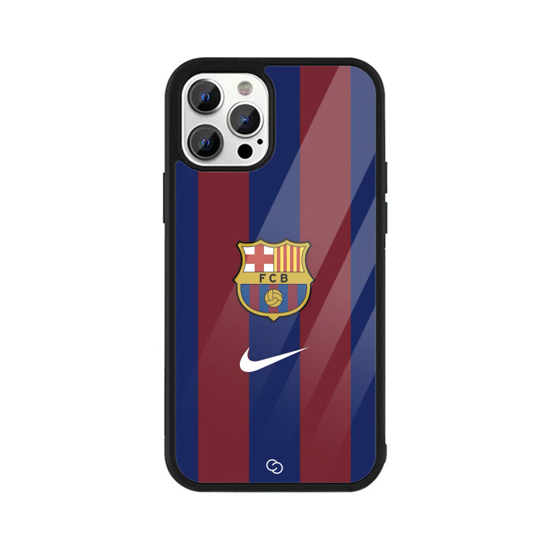FC Barcelona Stripes Glass Case