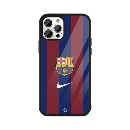 FC Barcelona Stripes Glass Case