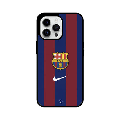 FC Barcelona Stripes Glass Case