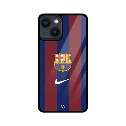 FC Barcelona Stripes Glass Case