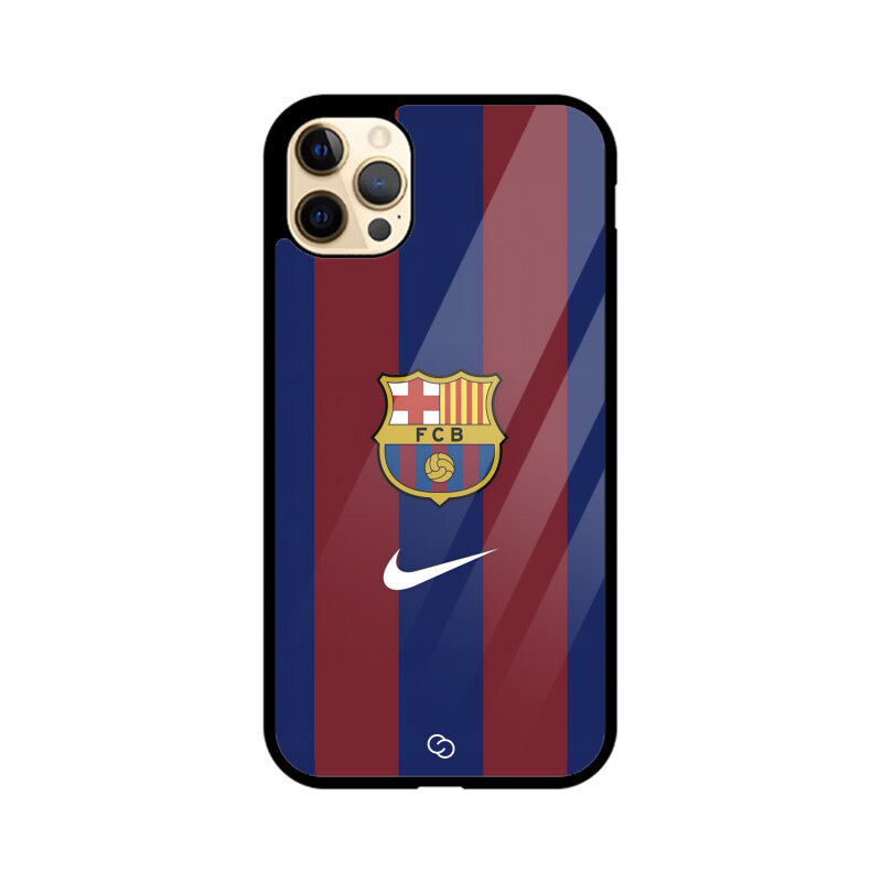 FC Barcelona Stripes Glass Case