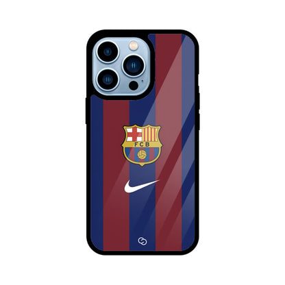 FC Barcelona Stripes Glass Case