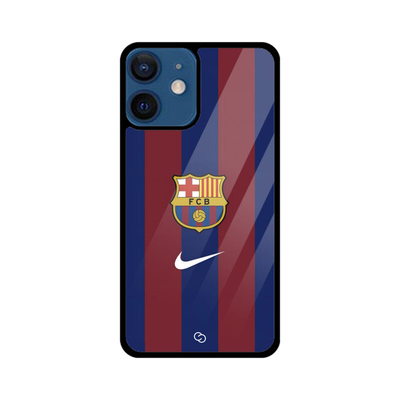 FC Barcelona Stripes Glass Case