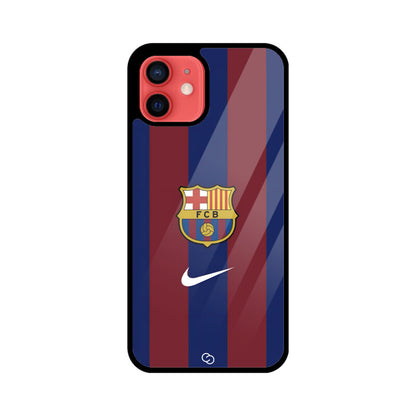 FC Barcelona Stripes Glass Case