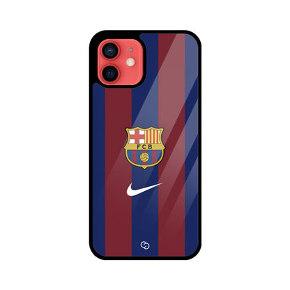 FC Barcelona Stripes Glass Case