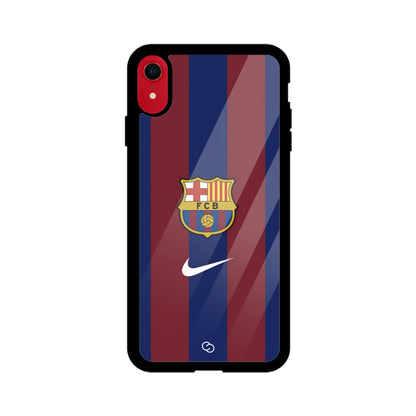 FC Barcelona Stripes Glass Case