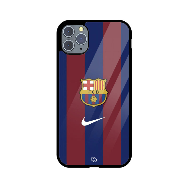 FC Barcelona Stripes Glass Case