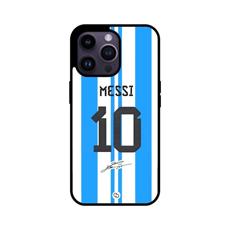 Messi 10 Jersey Glass Case