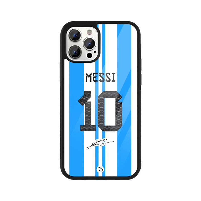 Messi 10 Jersey Glass Case