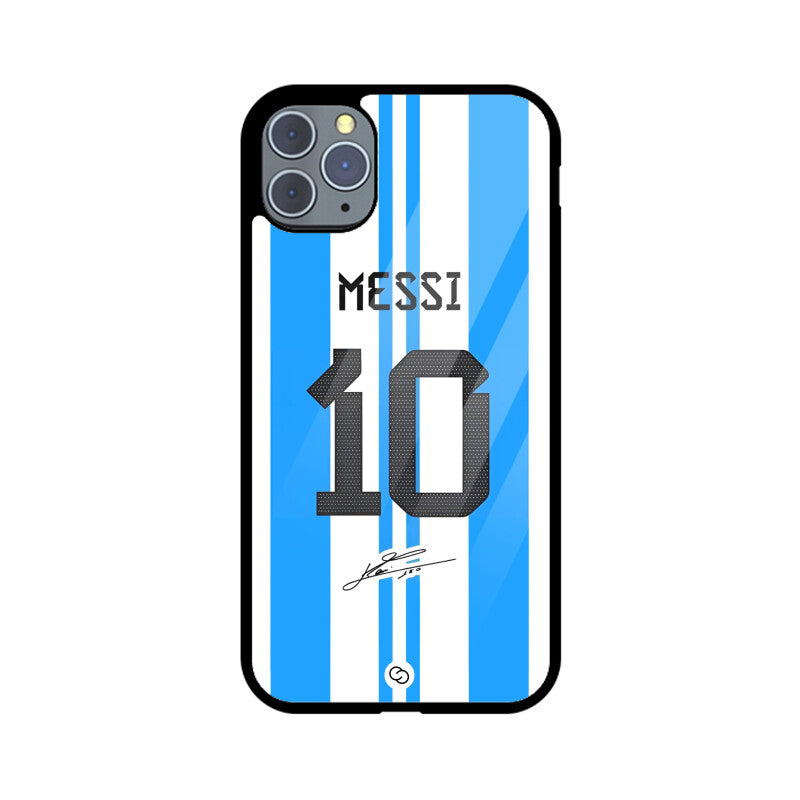 Messi 10 Jersey Glass Case