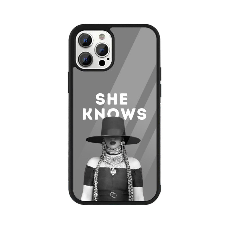 "She Knows" Beyoncé Glass Case