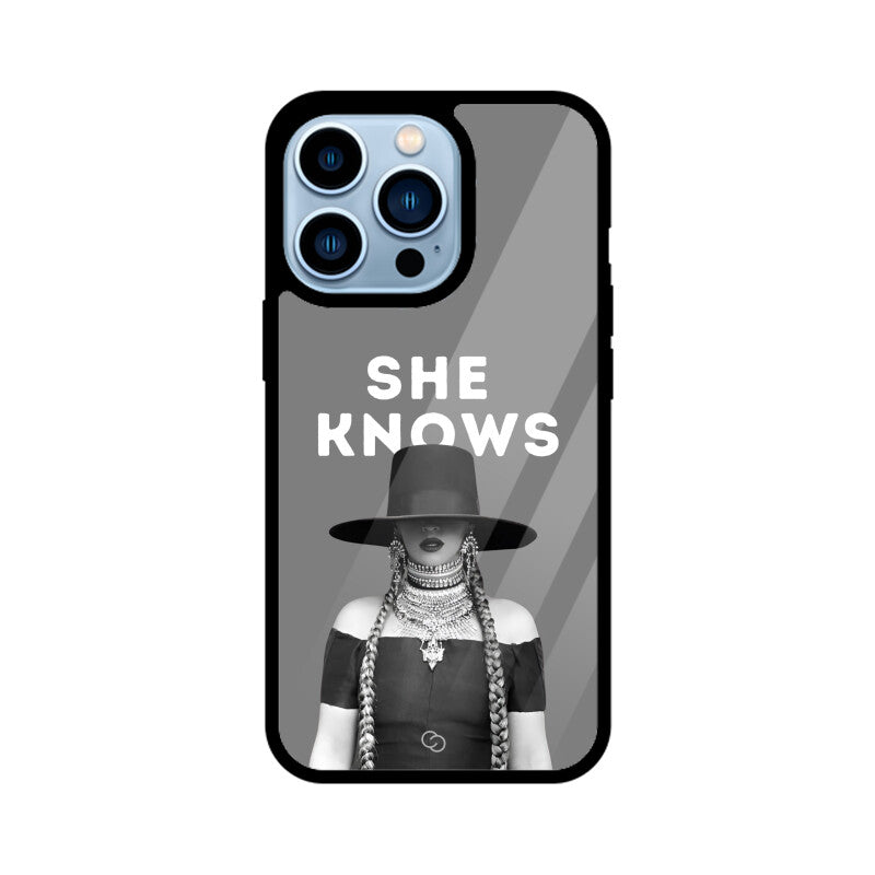 "She Knows" Beyoncé Glass Case