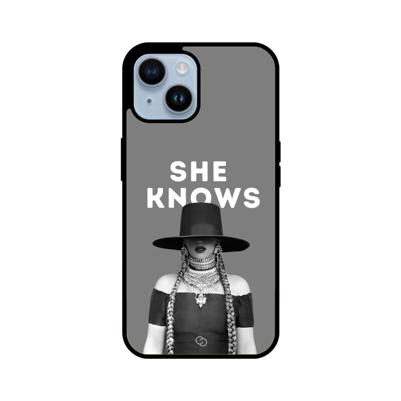 "She Knows" Beyoncé Glass Case