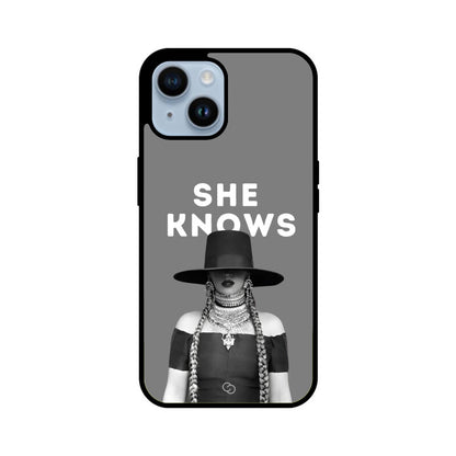 "She Knows" Beyoncé Glass Case