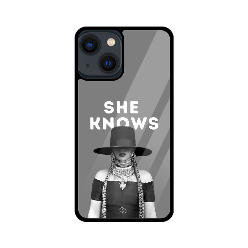 "She Knows" Beyoncé Glass Case