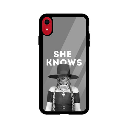 "She Knows" Beyoncé Glass Case