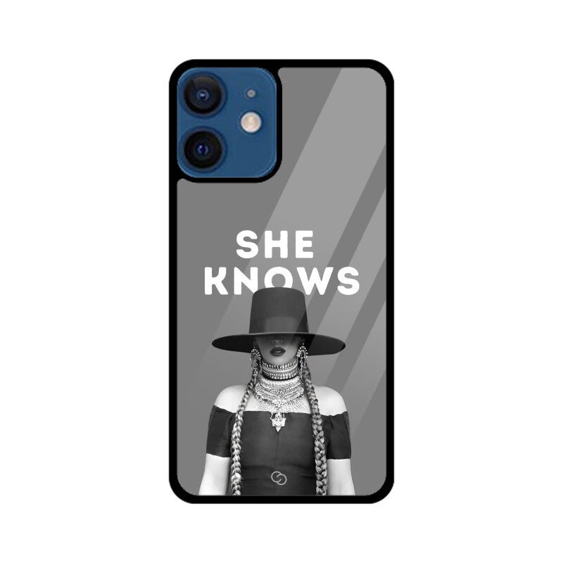 "She Knows" Beyoncé Glass Case