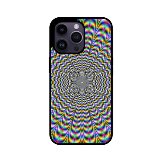 Trippy Hypnotic Glass Case
