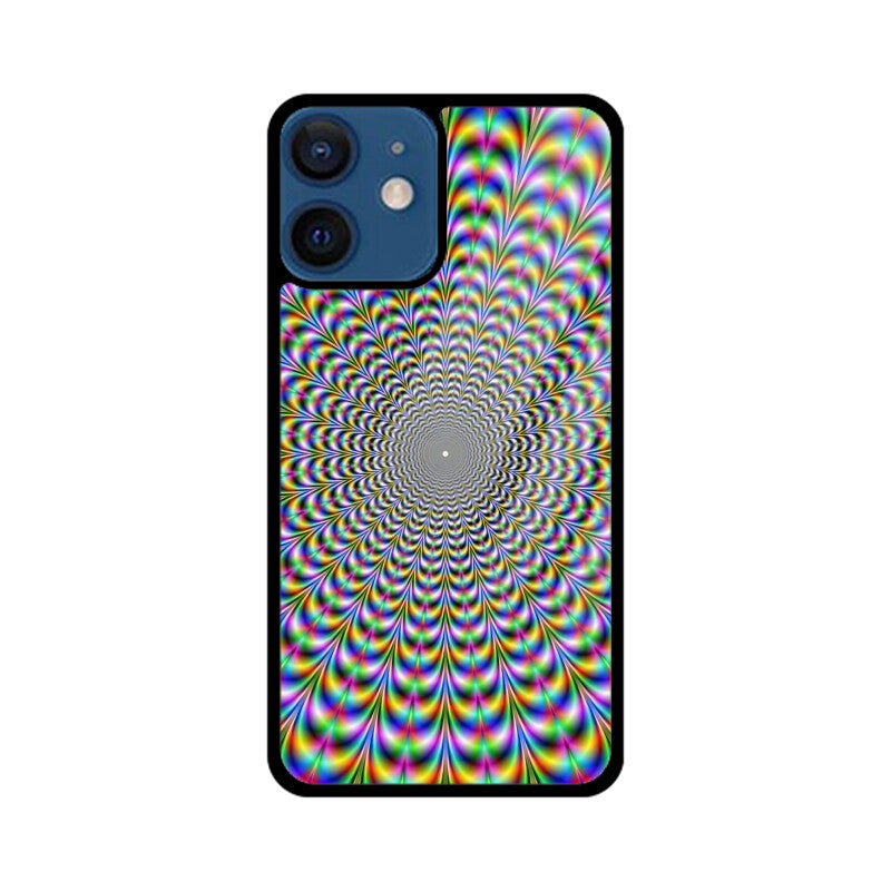 Trippy Hypnotic Glass Case